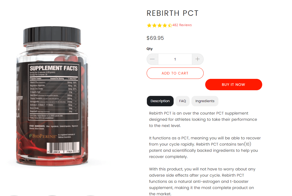 Buy rebirth PCT